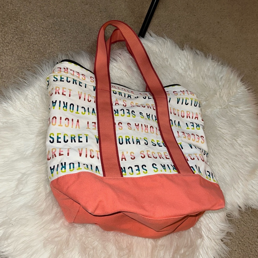 EUC Victoria’s Secret multicolor tote bag. - Picture 2 of 5